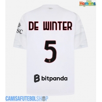 Camisa de time de futebol AC Milan Koni De Winter #5 Replicas 2º Equipamento 2026-27 Manga Curta